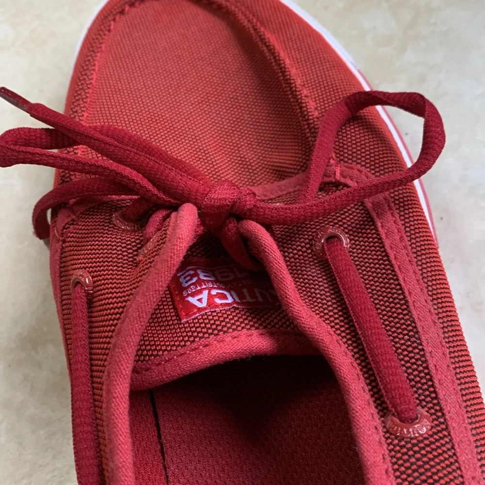 Red Nautica Boat Shoe Size 12 - Picture 4 of 6
